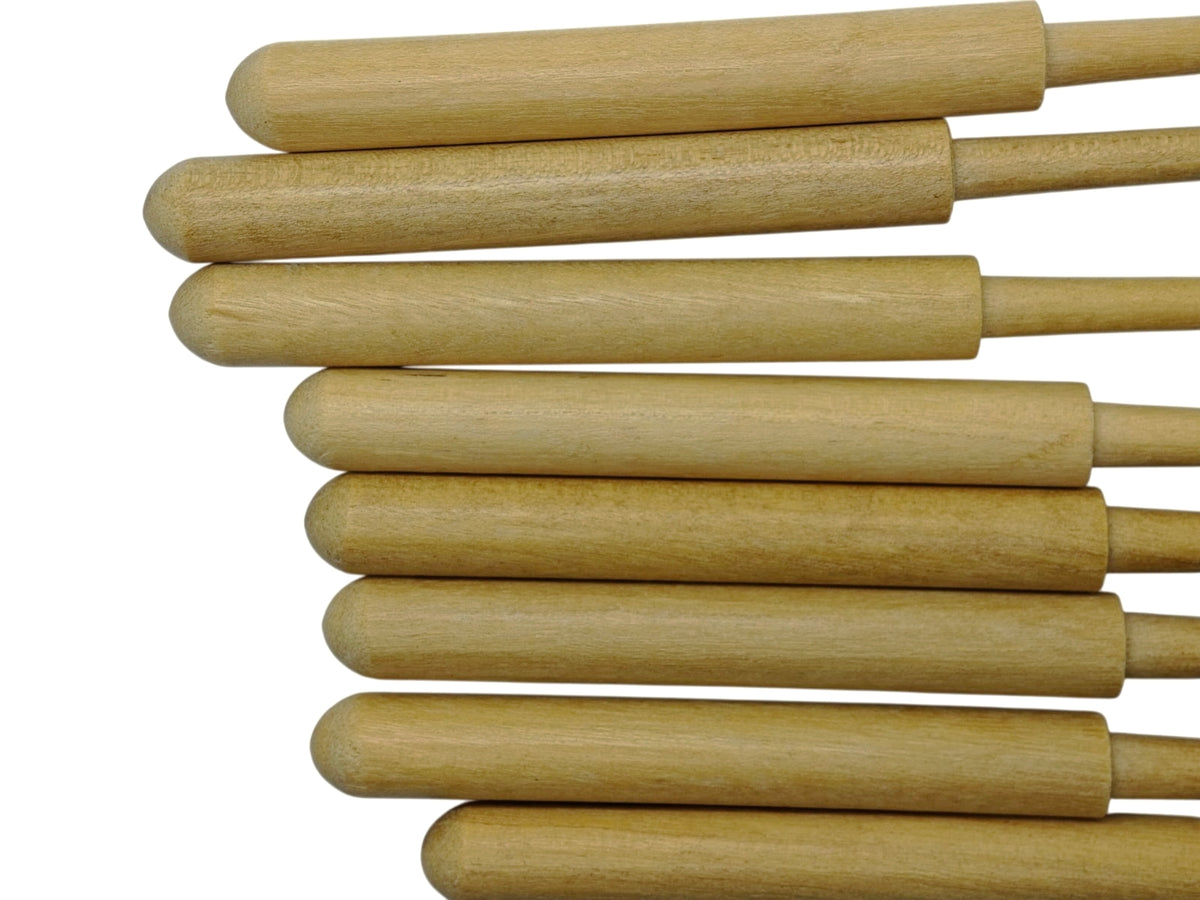 Bolillos Guatambu 10cm x 8mm punta redonda