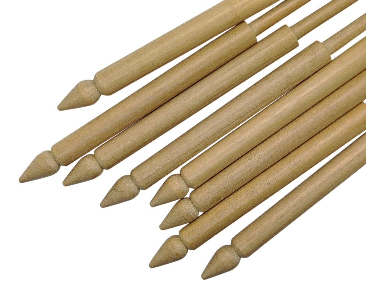 Bolillos Guatambu 13cm x 8mm punta lágrima
