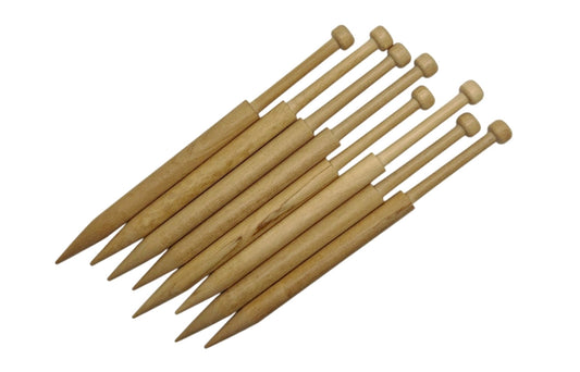 Bolillos Guatambu 13cm x 8mm punta larga paquete