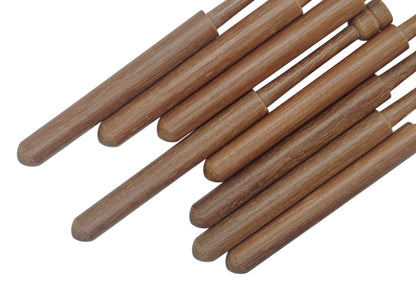 Bolillos Massaranduba 10cm x 8mm punta redonda detalle