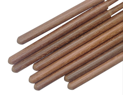 Bolillos Massaranduba 15cm x 8mm punta redonda detalle