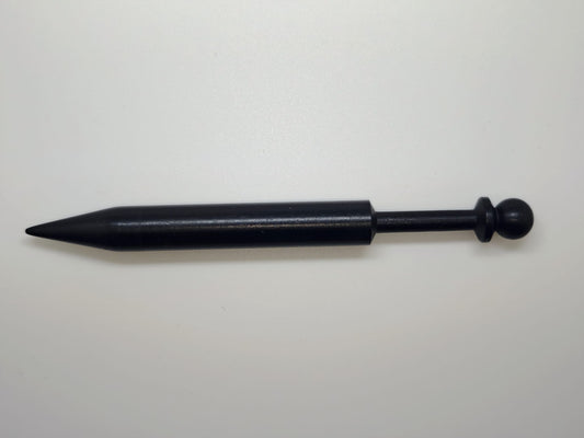 Bolillo de ébano punta larga 11,5cm individual